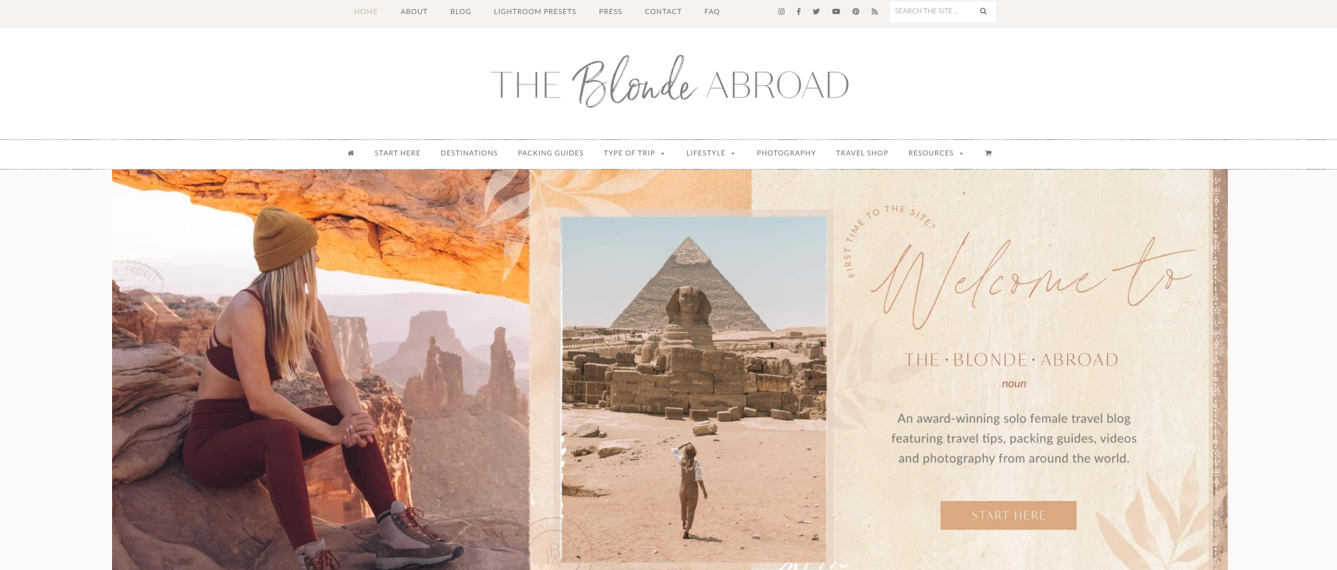 theblondeabroad homepage