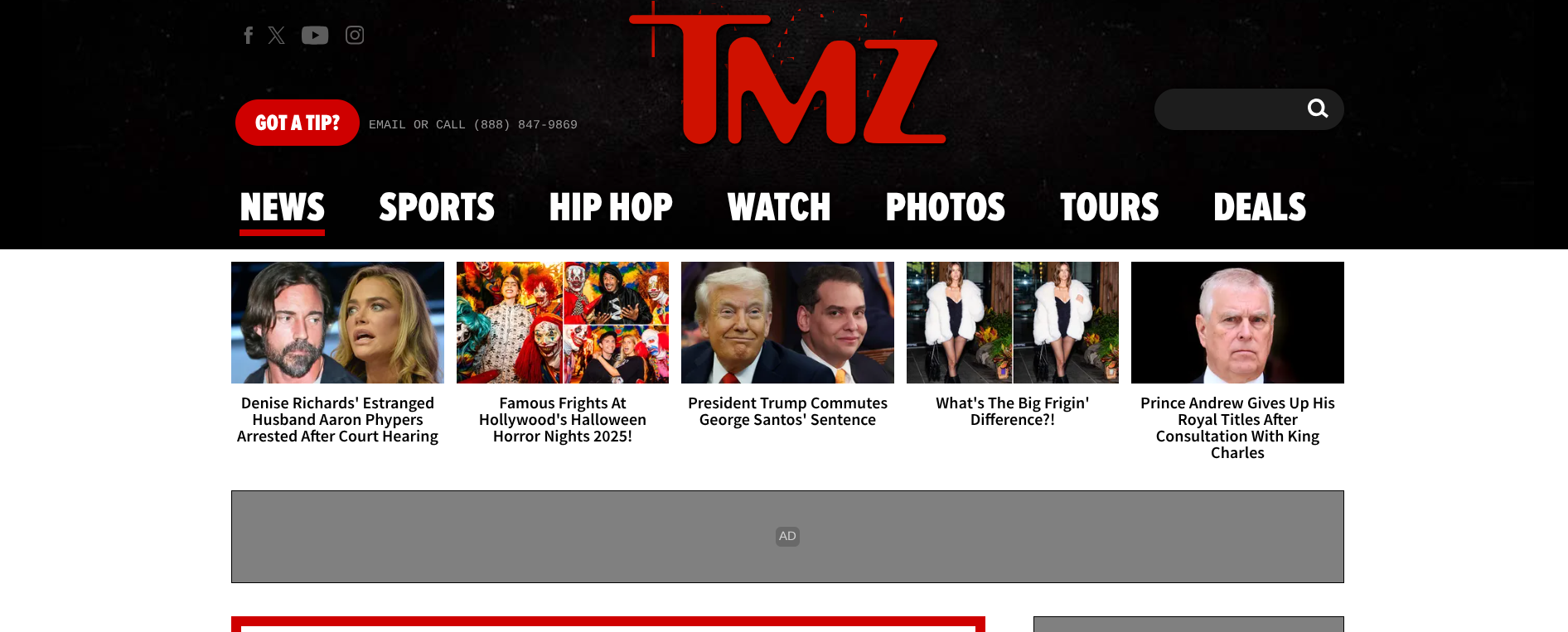 tmz homepage