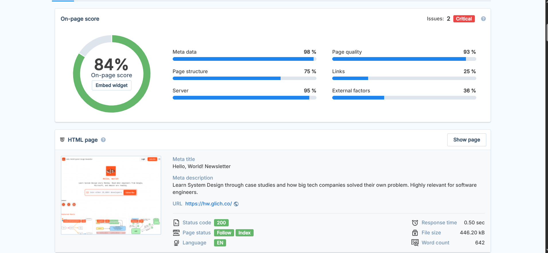 beehiiv seo checker